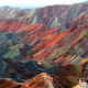 Image for article titled These Rainbow Mountains Are China's Secret Geological Wonder
